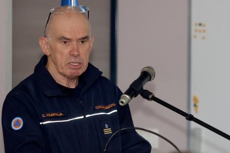 RAZŠIRJENA SEJA ŠTABA CIVILNE ZAŠČITE ZA NOTRANJSKO 13 FOTO LJUBO VUKELIČ